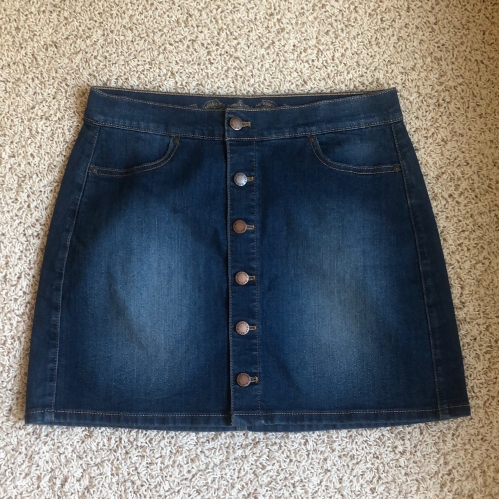 Women’s Wax Jean Denim Skirt